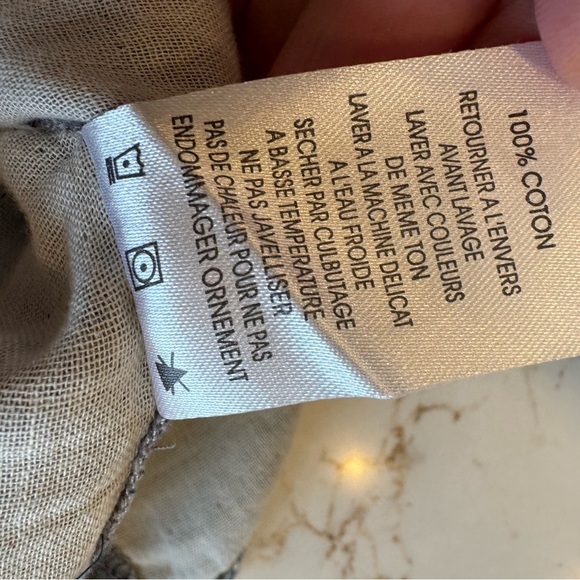 Miss Me Chambray Embellished Pearl Snap Short Sleeve Western Top / small - Picture 14 of 16